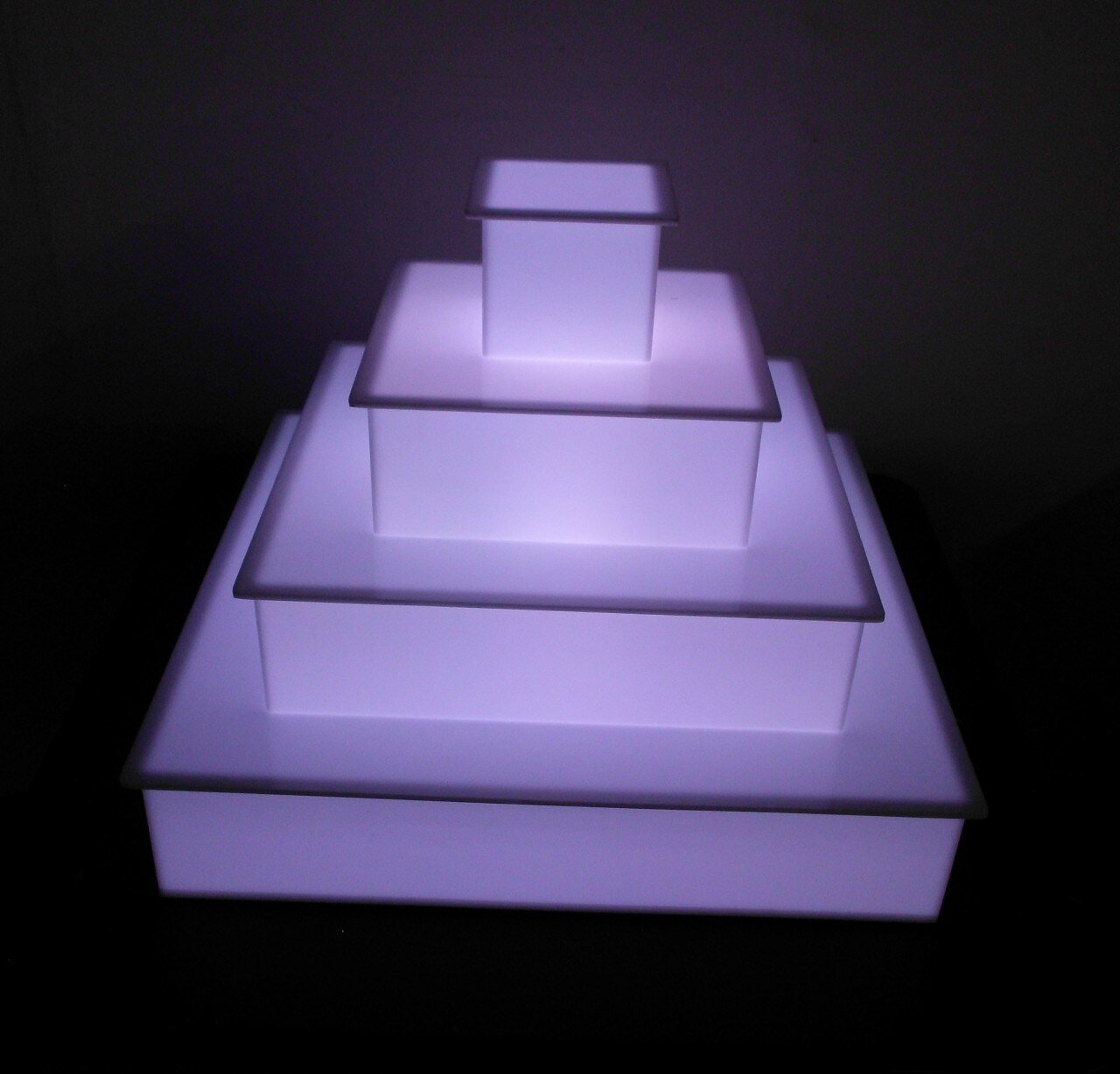 Light Up Cupcake Pyramids | LED Catering Displays
