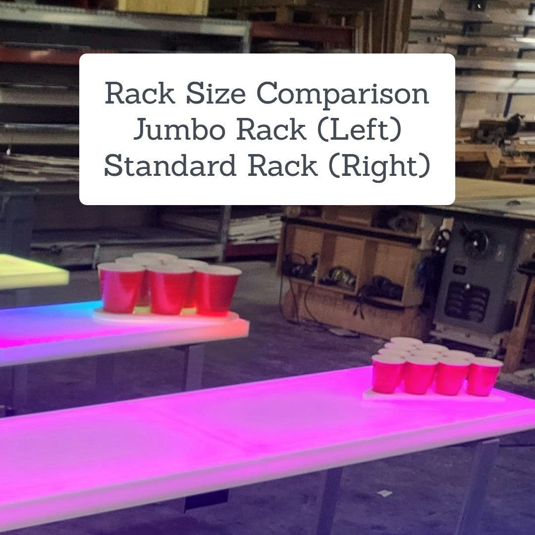 Beer Pong Compare Comparison Red Solo Cup Party LED Table Giant Jumbo XL