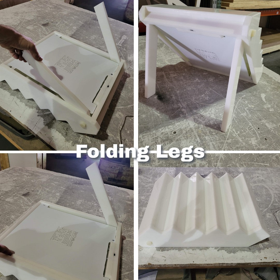 Portable Sushi Display Steps | Folding catering risers