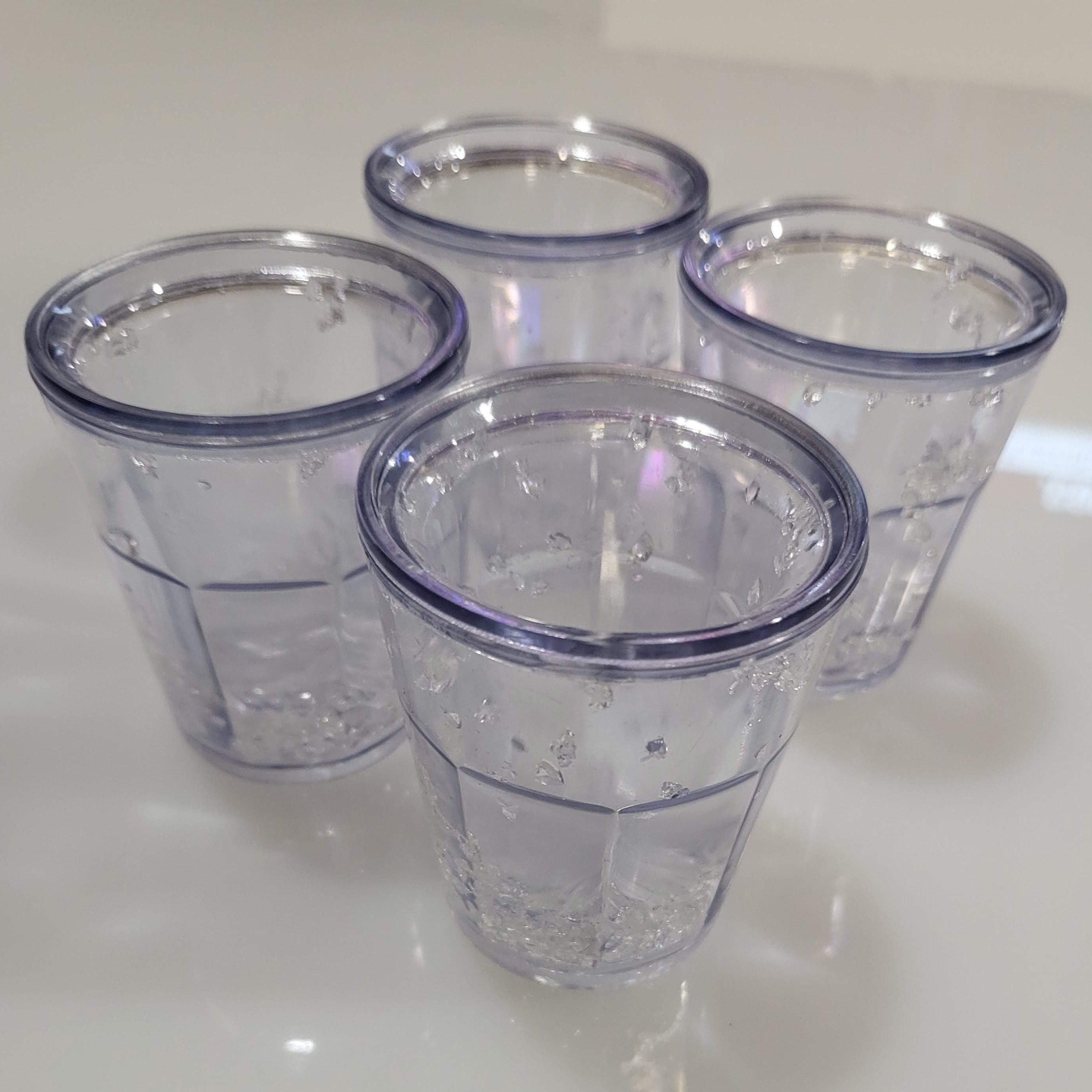 Freezable Shot Glasses Clear Restaurant Bar Serve Serving Drink Drinks Drunk Alcohol Liquor Shooter Shooters