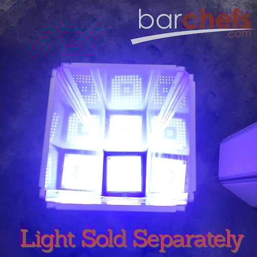 LED Collapsible Foldable Trade Show Table Portable Hexagon Small Business Display Convention VividLite© Light Glow Inside Inner