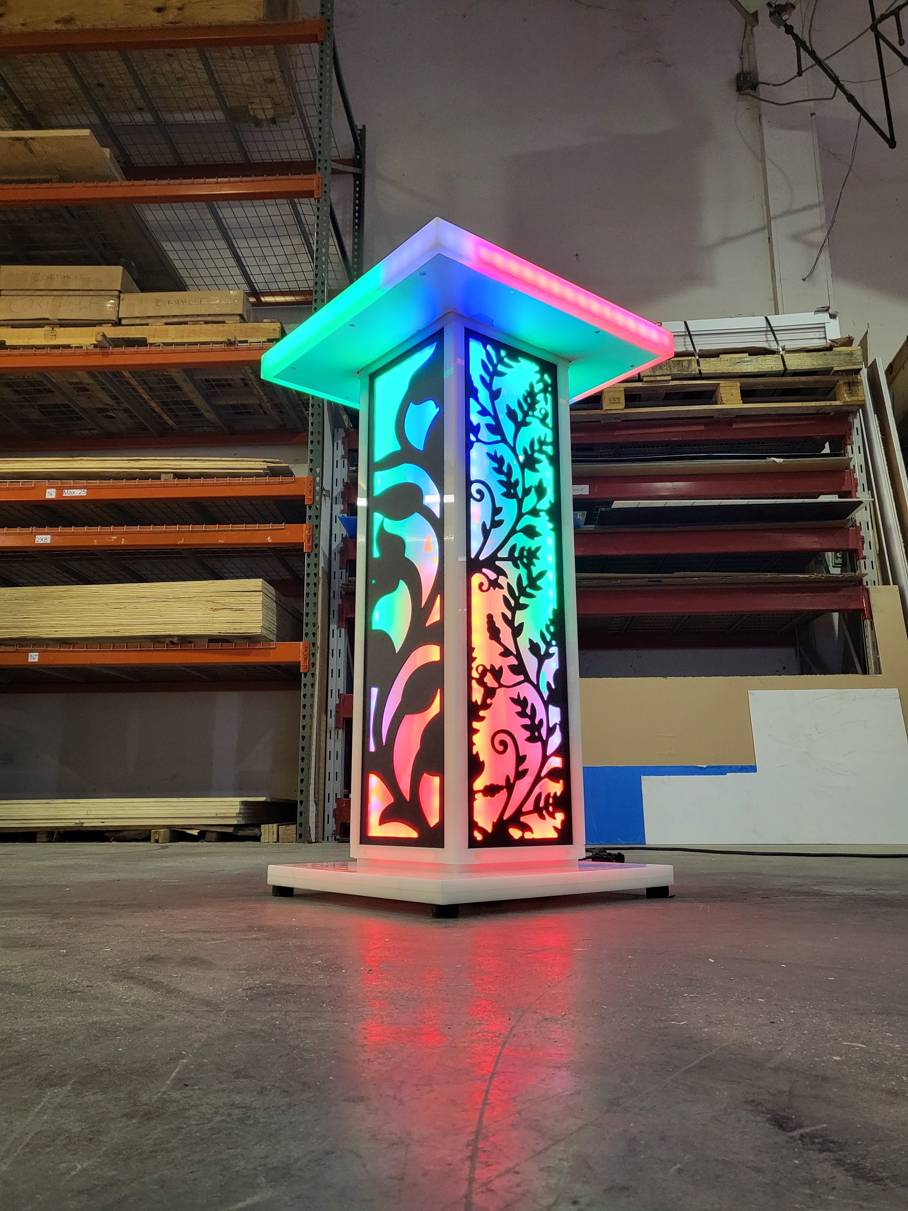 LED Light-Up Highboy & Lounge Tables | superGLOW Series