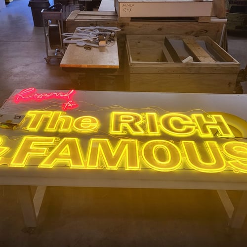 Custom Customizable Personalized Neon Sign Cool Gift Idea Men Women Boys Girl Wall Mounted Light Yellow LED Glow