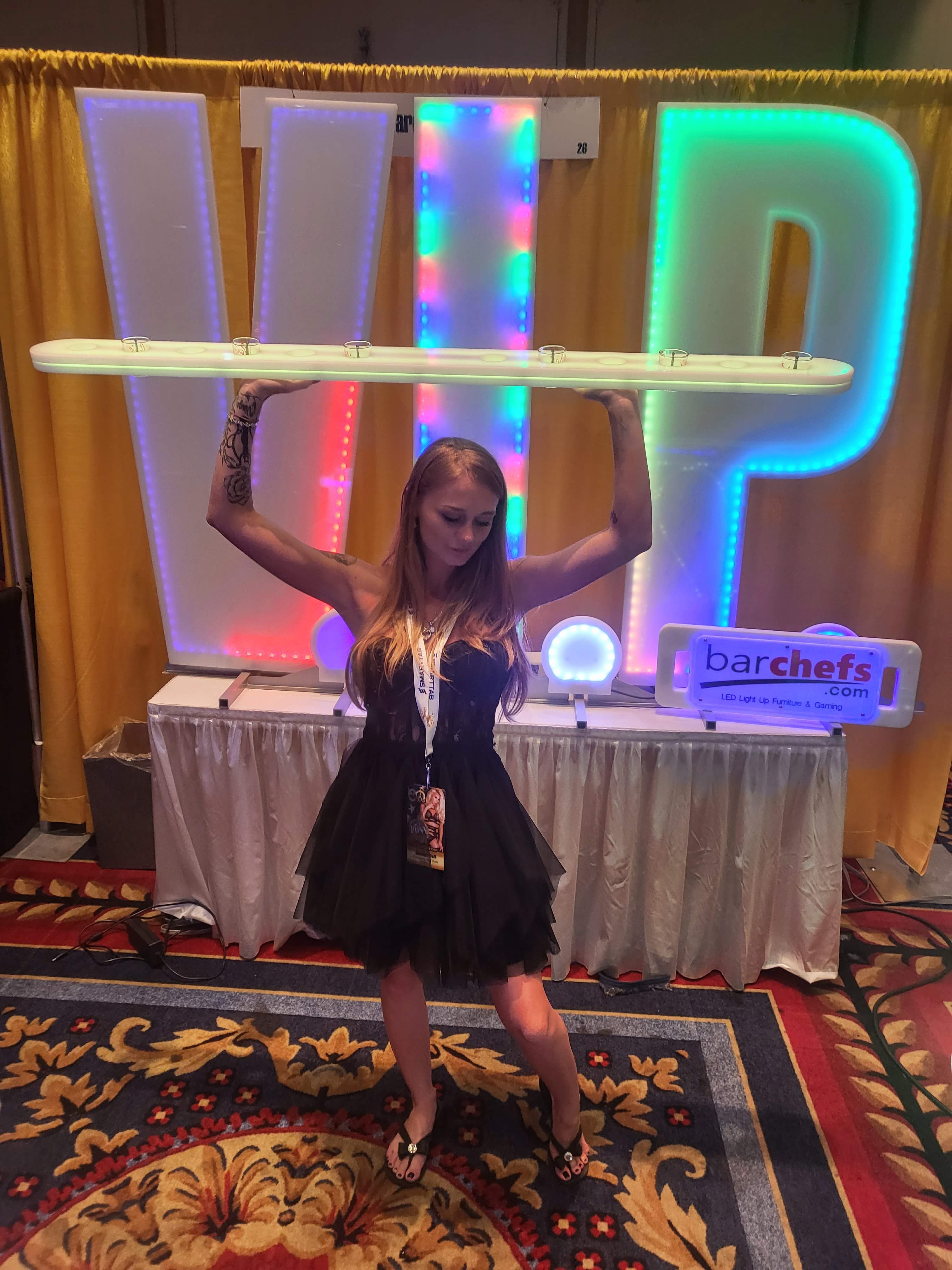 LED Shot-Ski Max | Ultimate 12-Shot Illuminated Tray for Group Shots