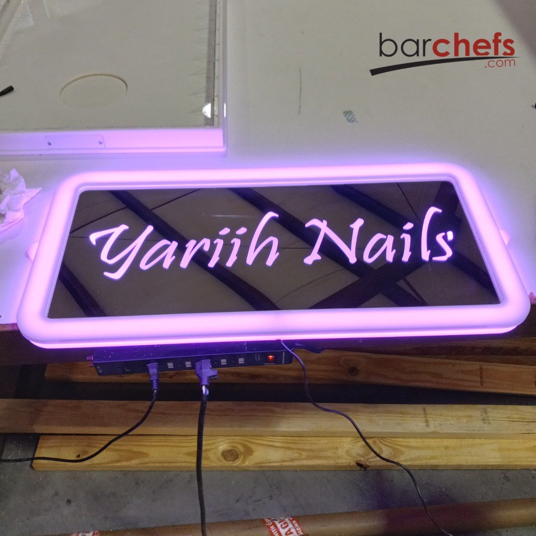 LED Mirror Sign | Custom Square & Rectangle LED Frame Signs