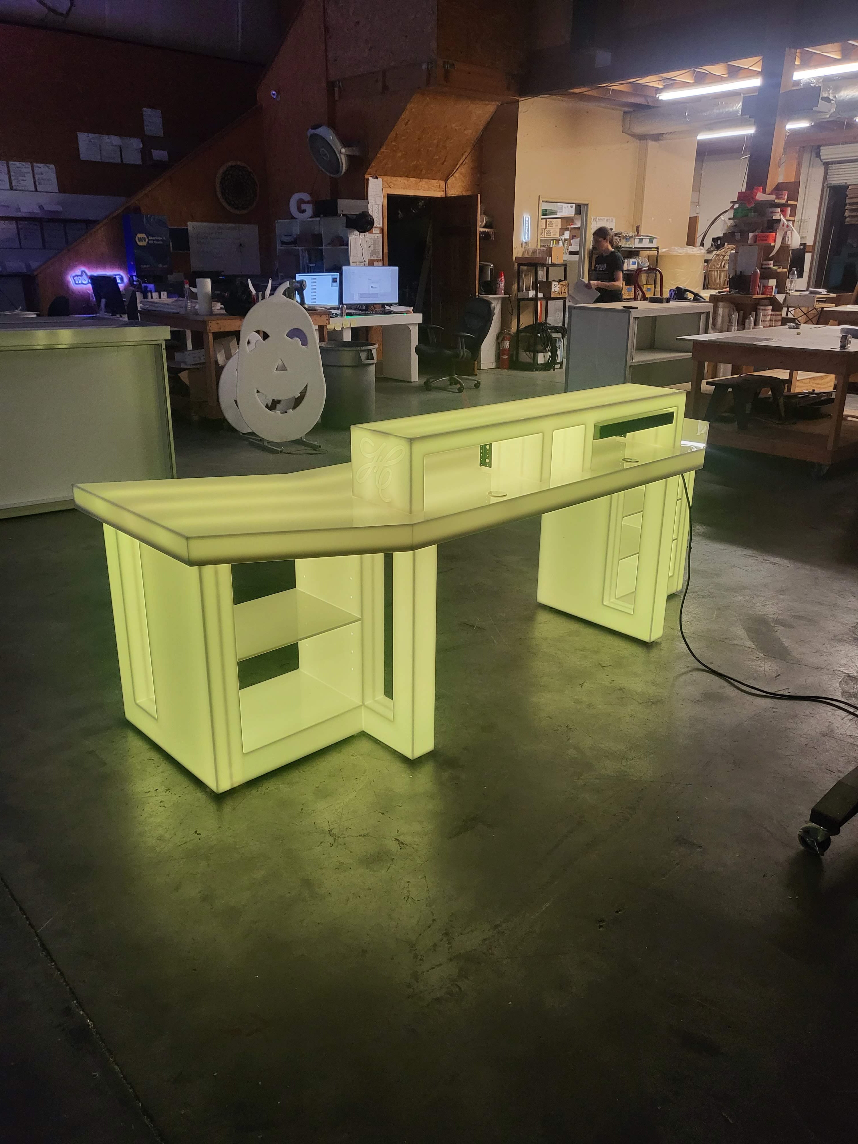 Light up LED Desk