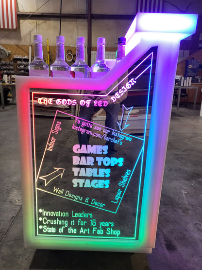 LED Light-Up Portable Bar | superGLOW Series