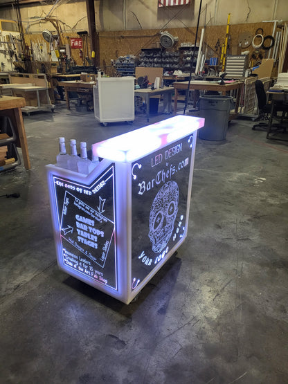 LED Light-Up Portable Bar | superGLOW Series