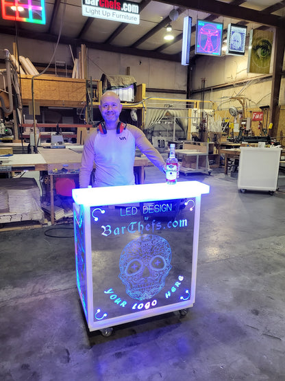 LED Light-Up Portable Bar | superGLOW Series