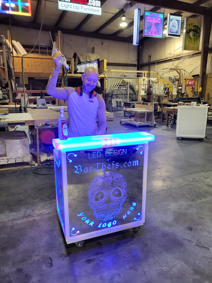 LED Light-Up Portable Bar | superGLOW Series