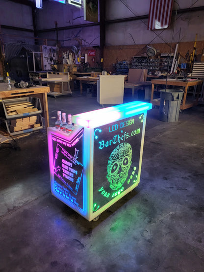 LED Light-Up Portable Bar | superGLOW Series