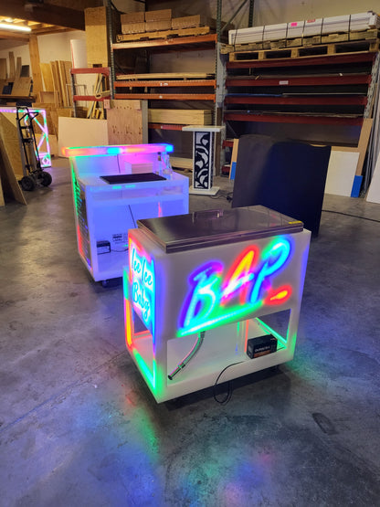 Rolling Light-Up Cooler & Mini Bar | SuperGLOW Series