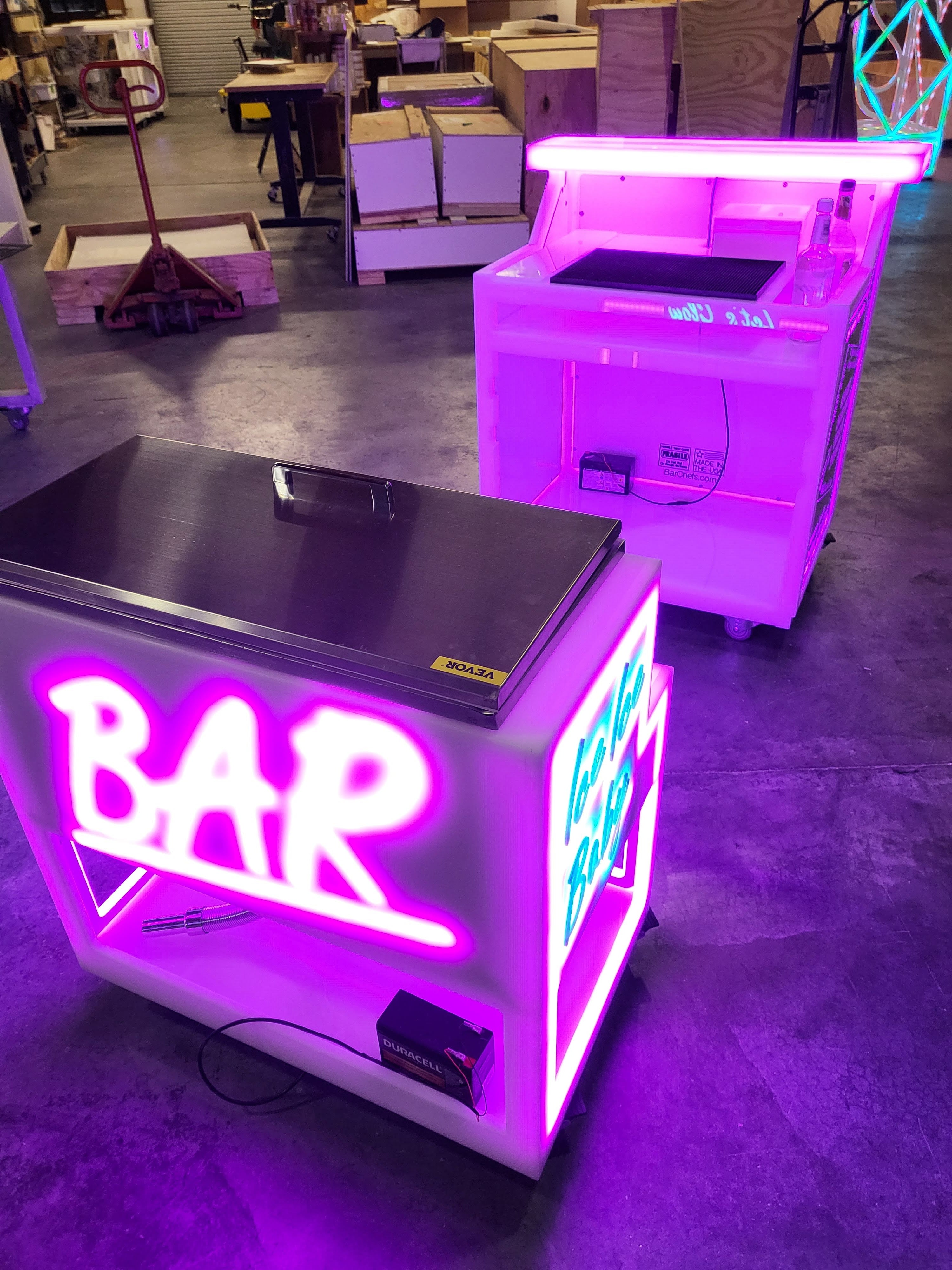 LED Light-Up Portable Bar | superGLOW Series