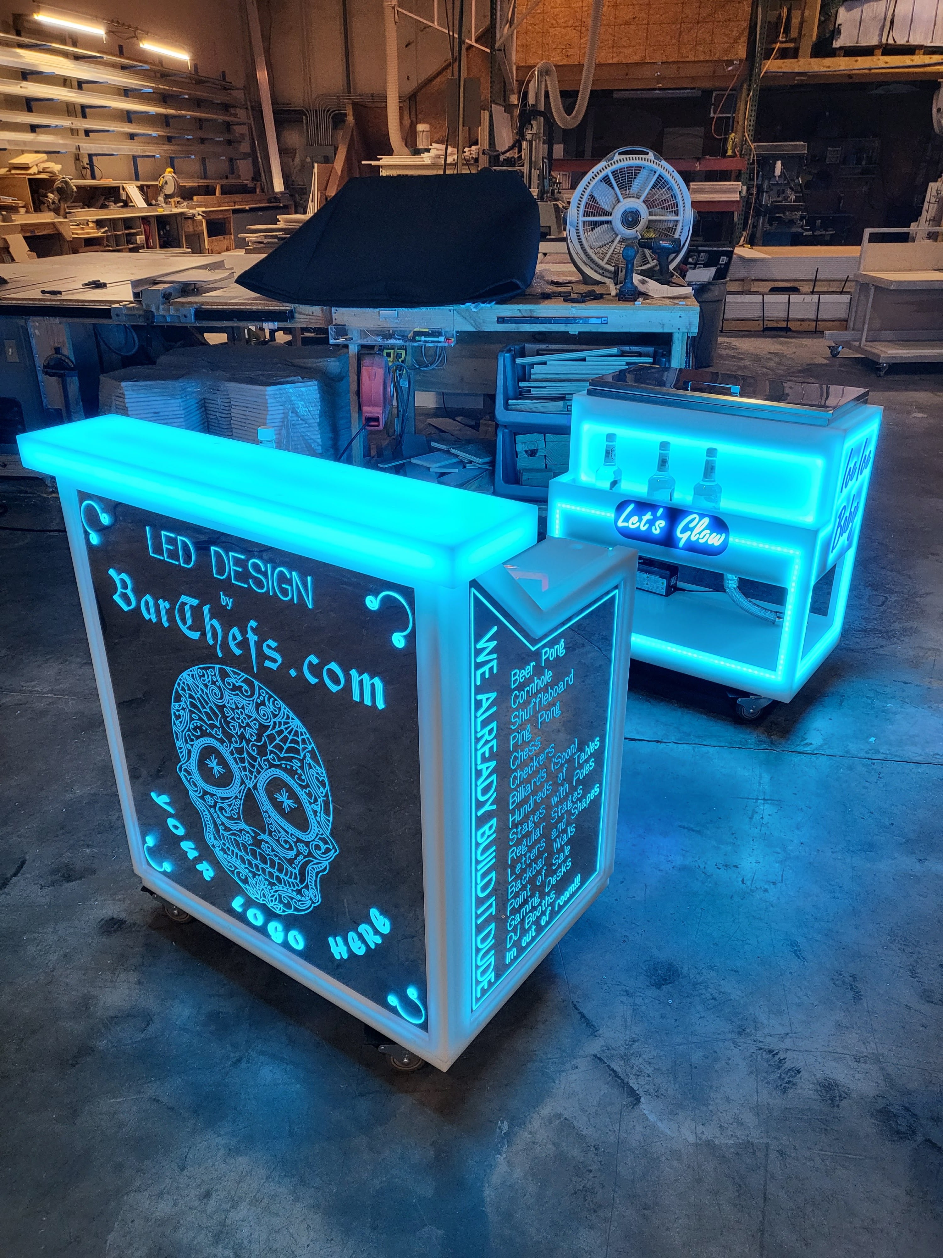 LED Light-Up Portable Bar | superGLOW Series