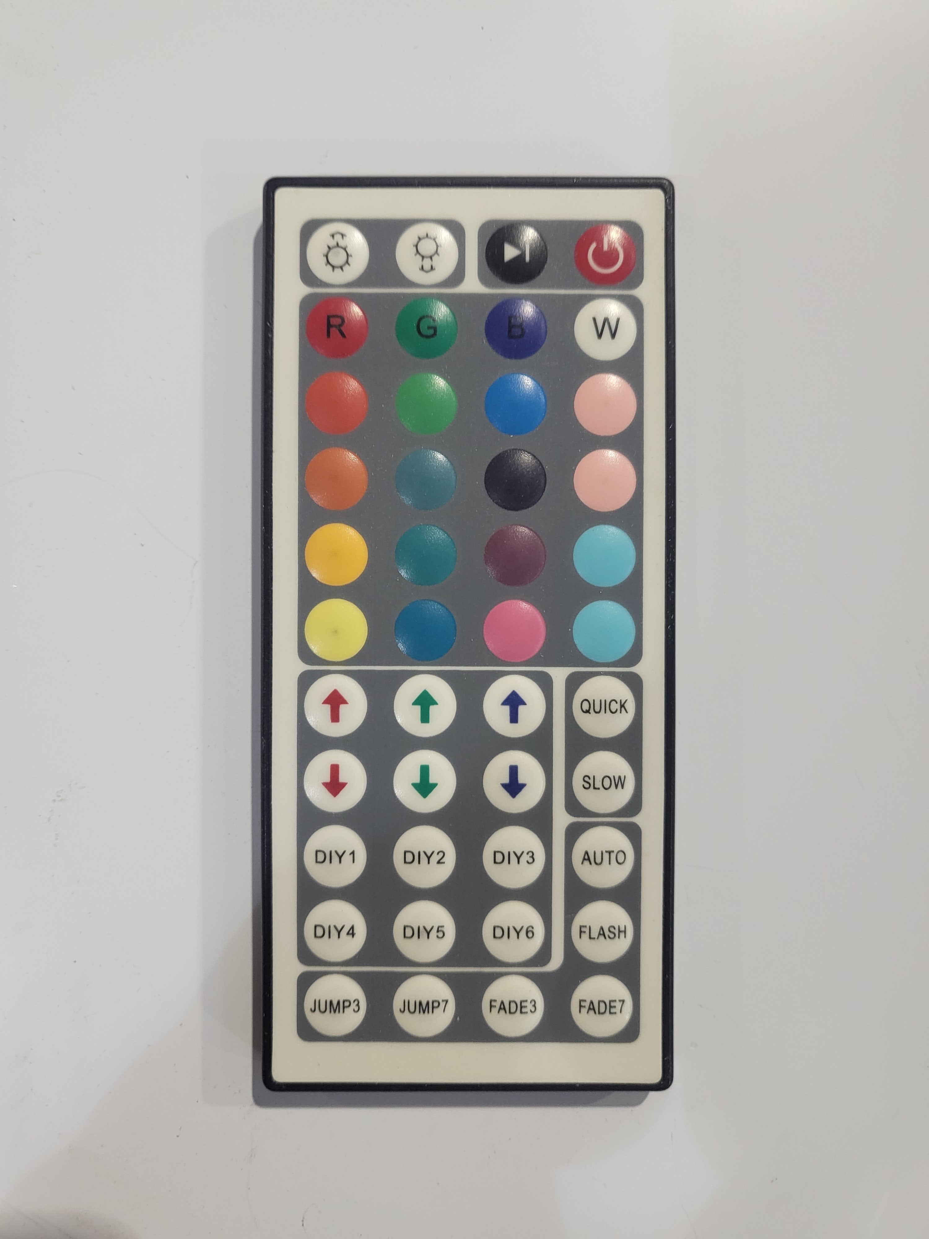 Discontinued LED remote control