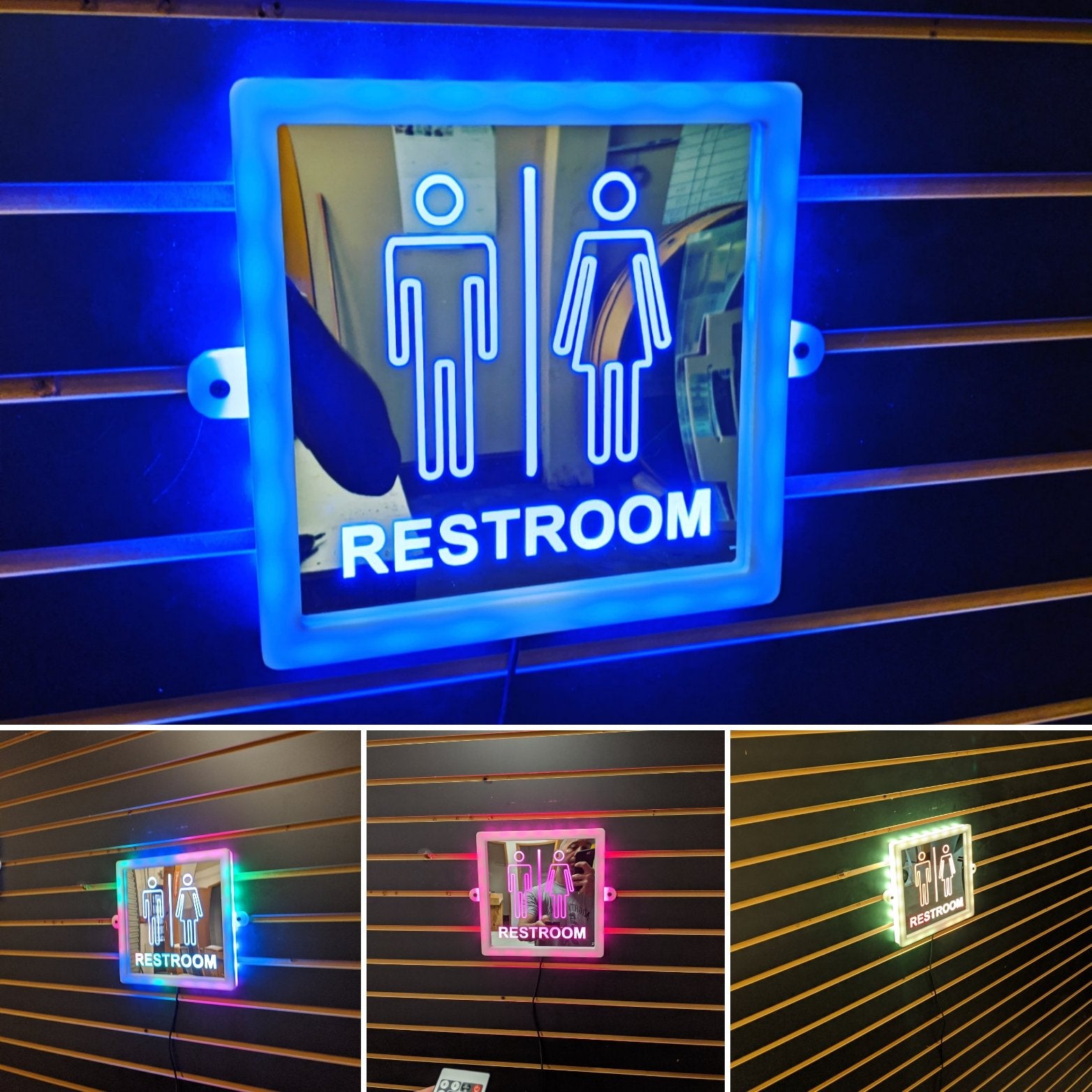 LED Mirror Sign | Custom Square & Rectangle LED Frame Signs