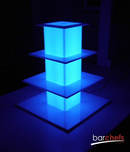 Light Up Cupcake Display Towers | LED Dessert Catering Stand