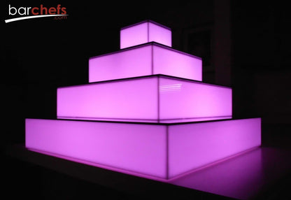 Light Up Cupcake Pyramids | LED Catering Displays