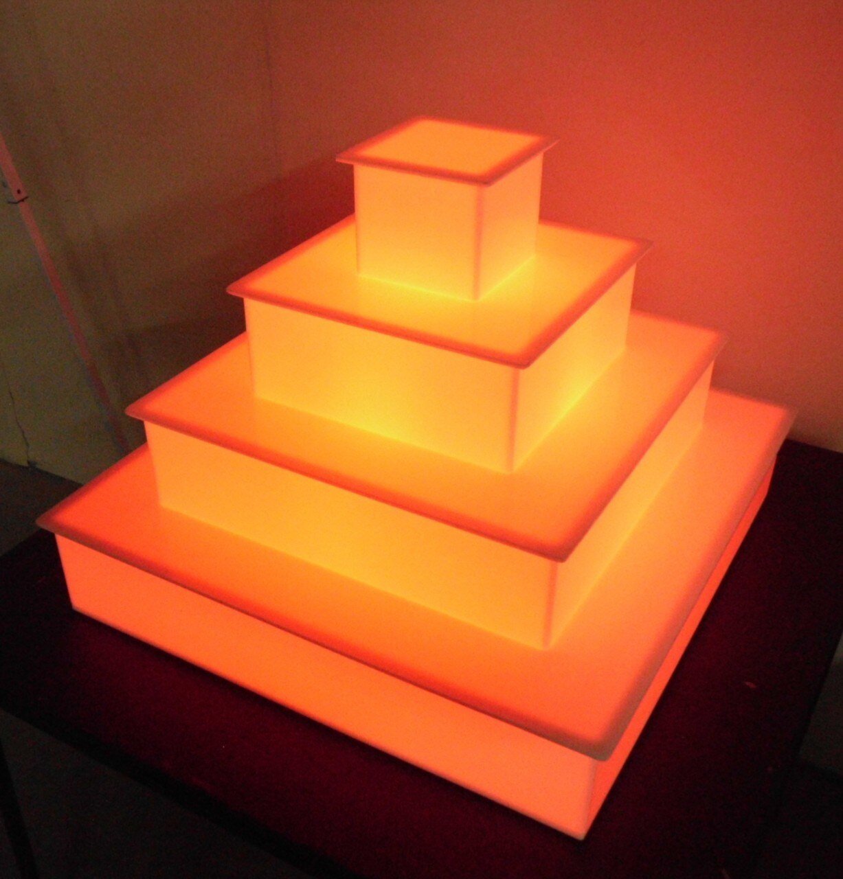 Light Up Cupcake Pyramids | LED Catering Displays