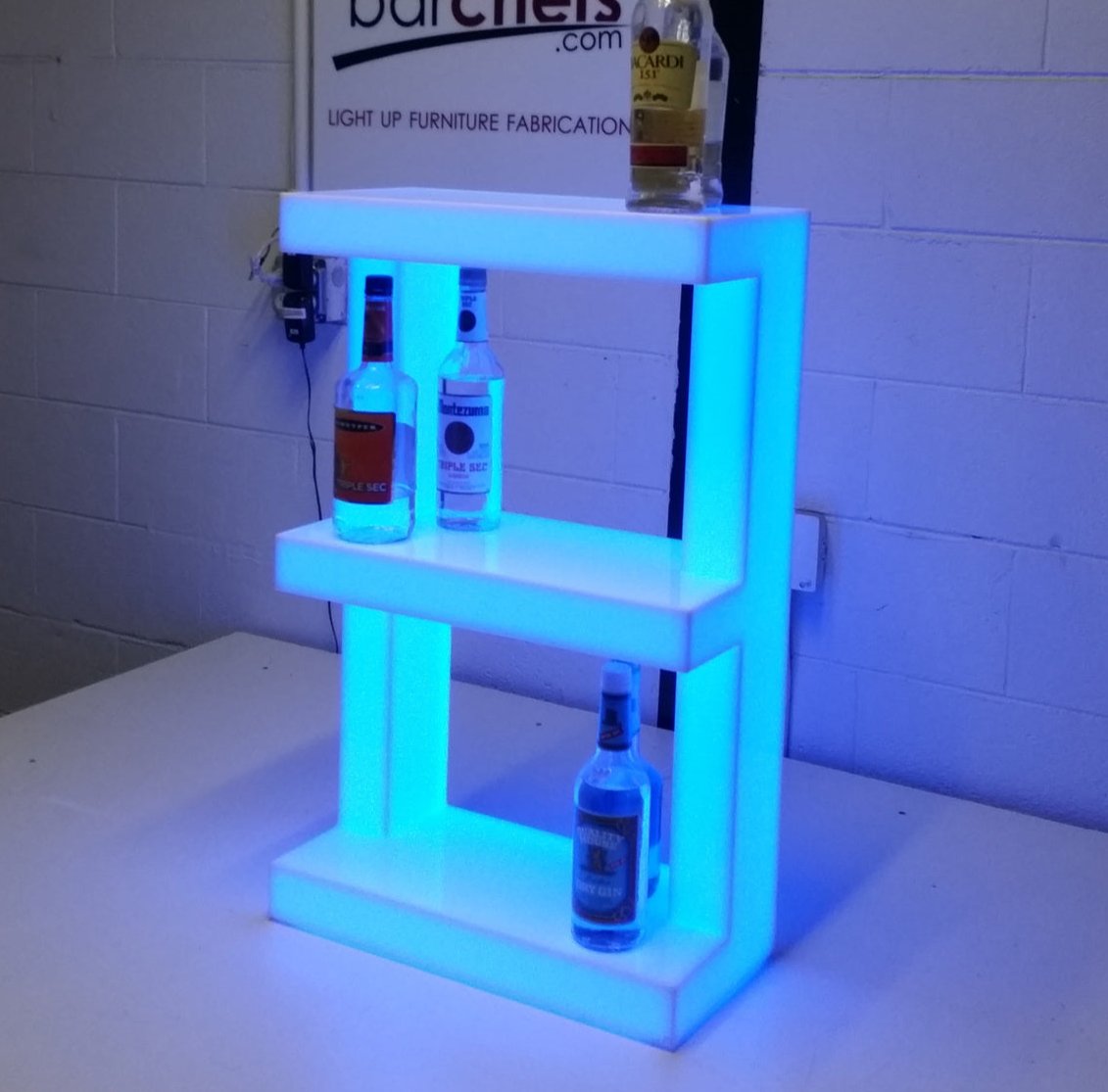 Backlit Table-Top Shelf | LED Counter Display