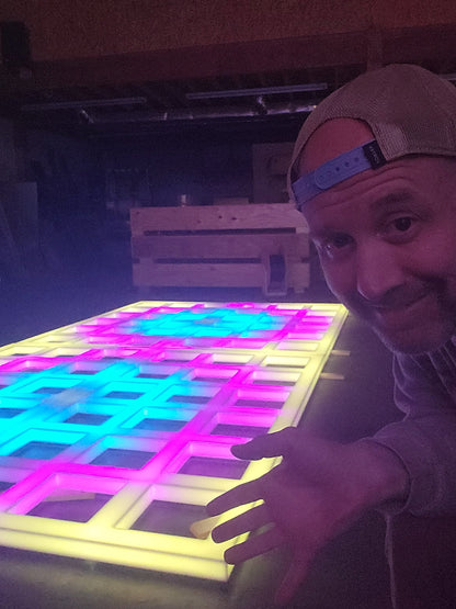 Full Glow THICK Grids | Light-Up LED Art for ceilings