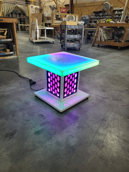 LED Light-Up Highboy & Lounge Tables | superGLOW Series