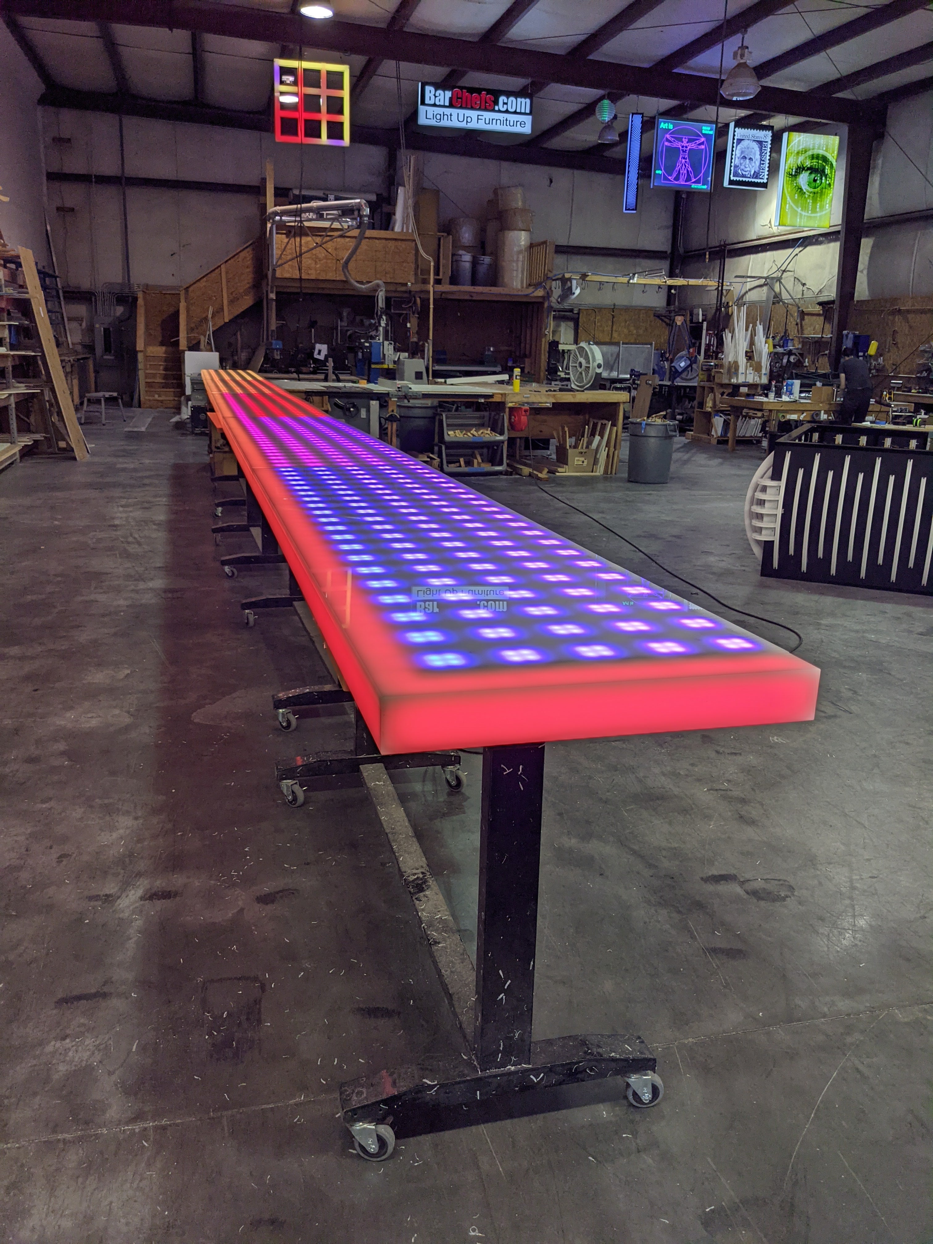 Custom LED Bar Surfaces | Light Up Counter Tops