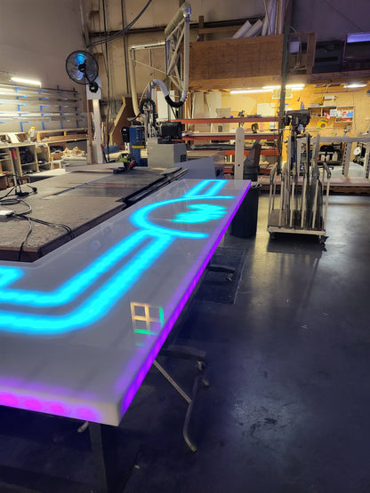 Custom LED Bar Surfaces | Light Up Counter Tops