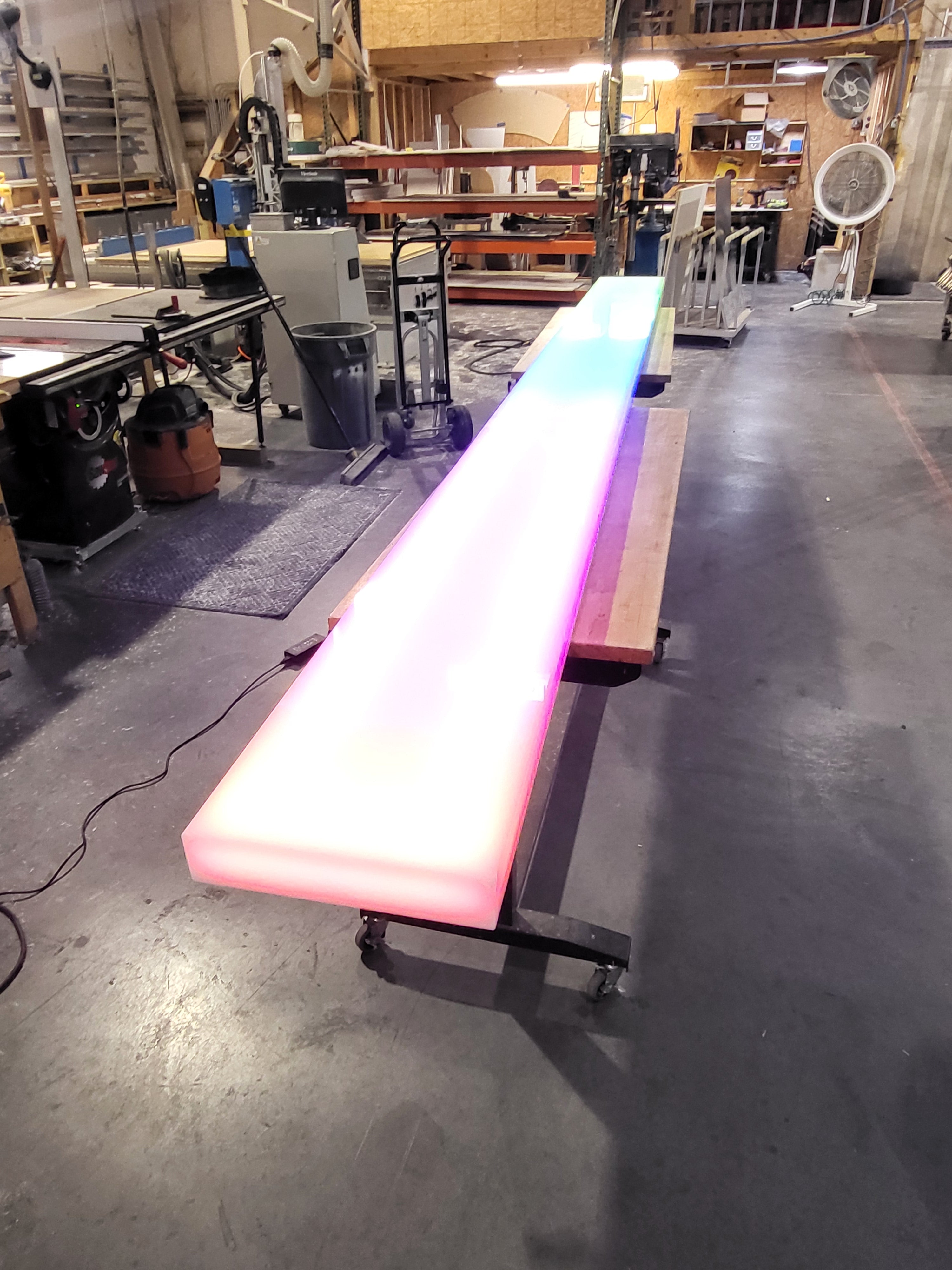 Custom LED Bar Surfaces | Light Up Counter Tops