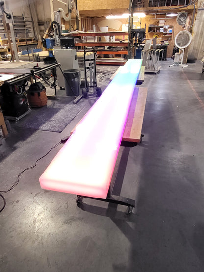 Custom LED Bar Surfaces | Light Up Counter Tops