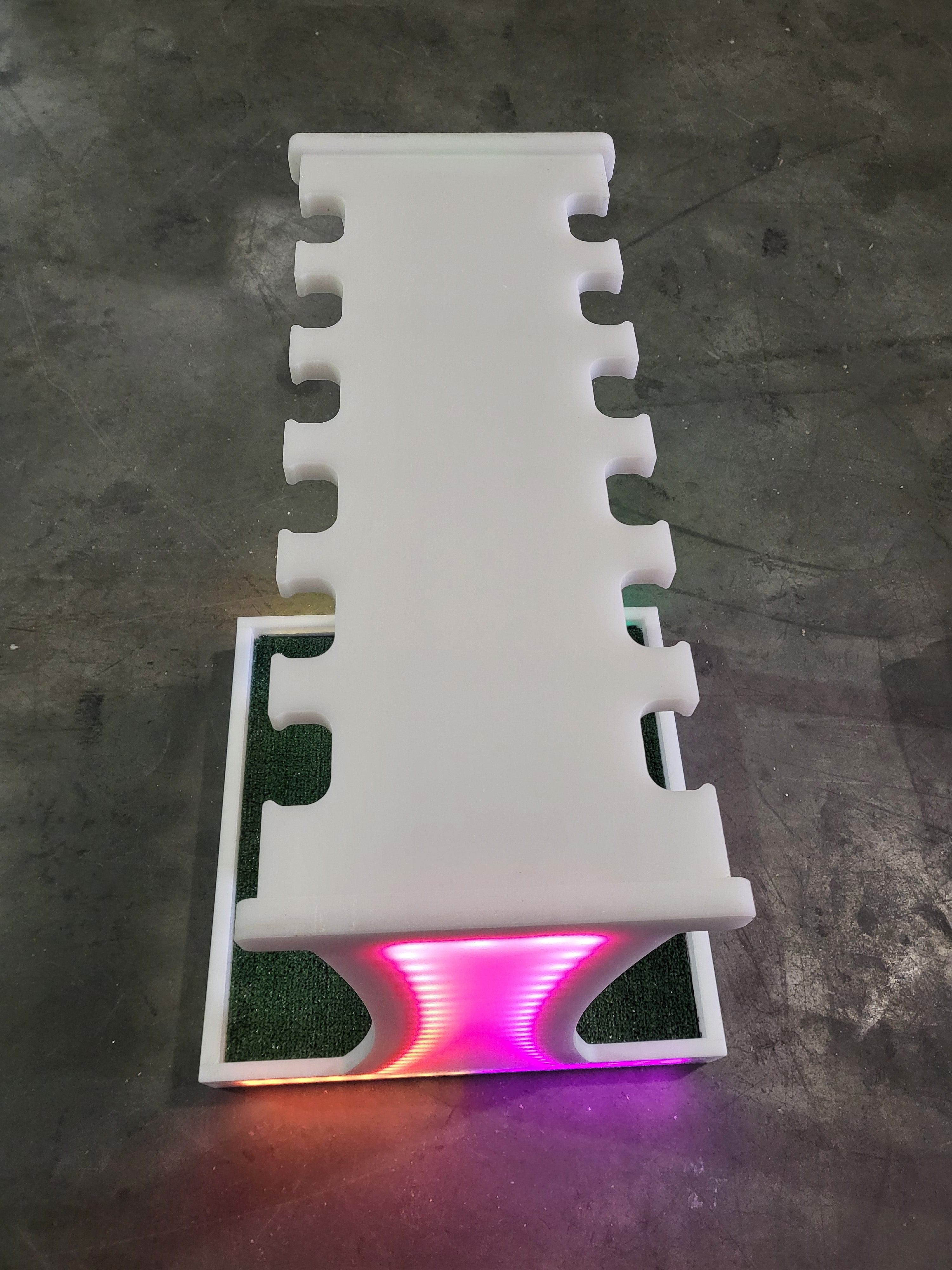 Light-Up Putter Stand | LED Putting Stick Holder