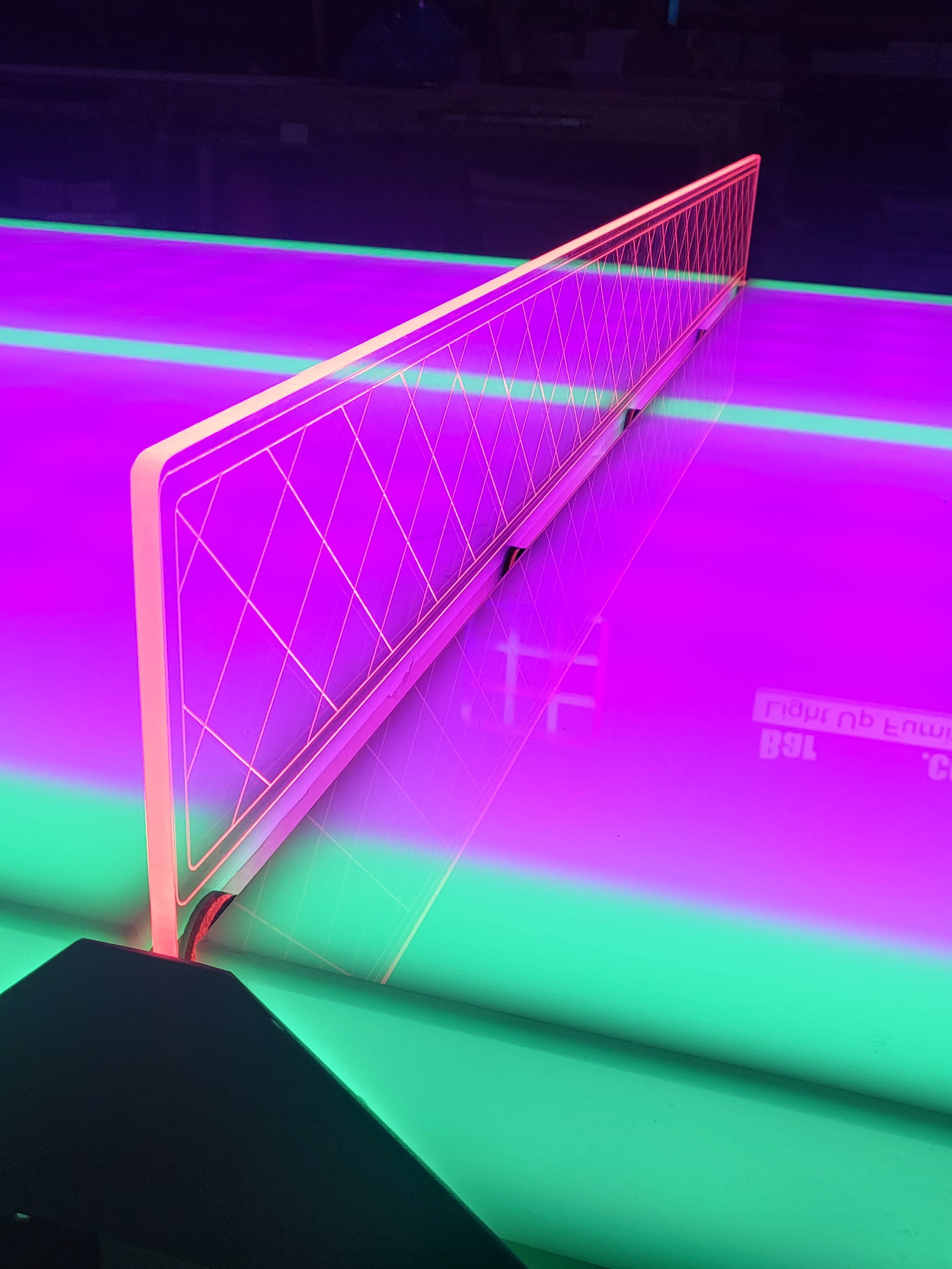 LED Ping Pong Table | Light-Up Table Tennis