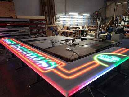 Custom LED Bar Surfaces | Light Up Counter Tops