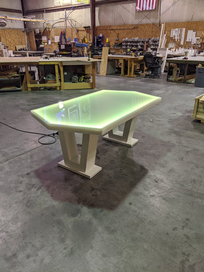 Hexagon Light Up Table and LED Base