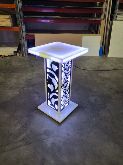 LED Light-Up Highboy & Lounge Tables | superGLOW Series