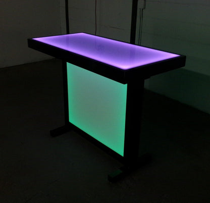 LED Counter Height Counter-Height Table Glow Light Cool Living Room Furniture Bar-Height Bar Height Home Furniture Party Purple Green