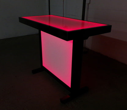 LED Counter Height Counter-Height Table Glow Light Cool Living Room Furniture Bar-Height Bar Height Home Furniture Party Red Pink