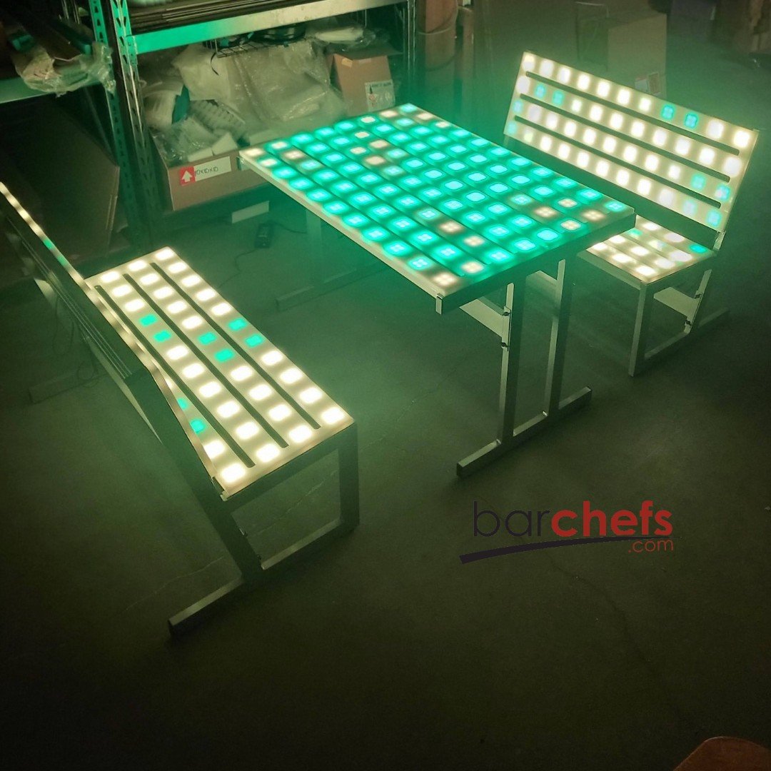 LED Park Table | Light-Up Patio Table – BarChefs