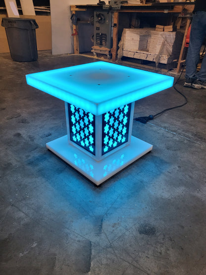 LED Light-Up Highboy & Lounge Tables | superGLOW Series