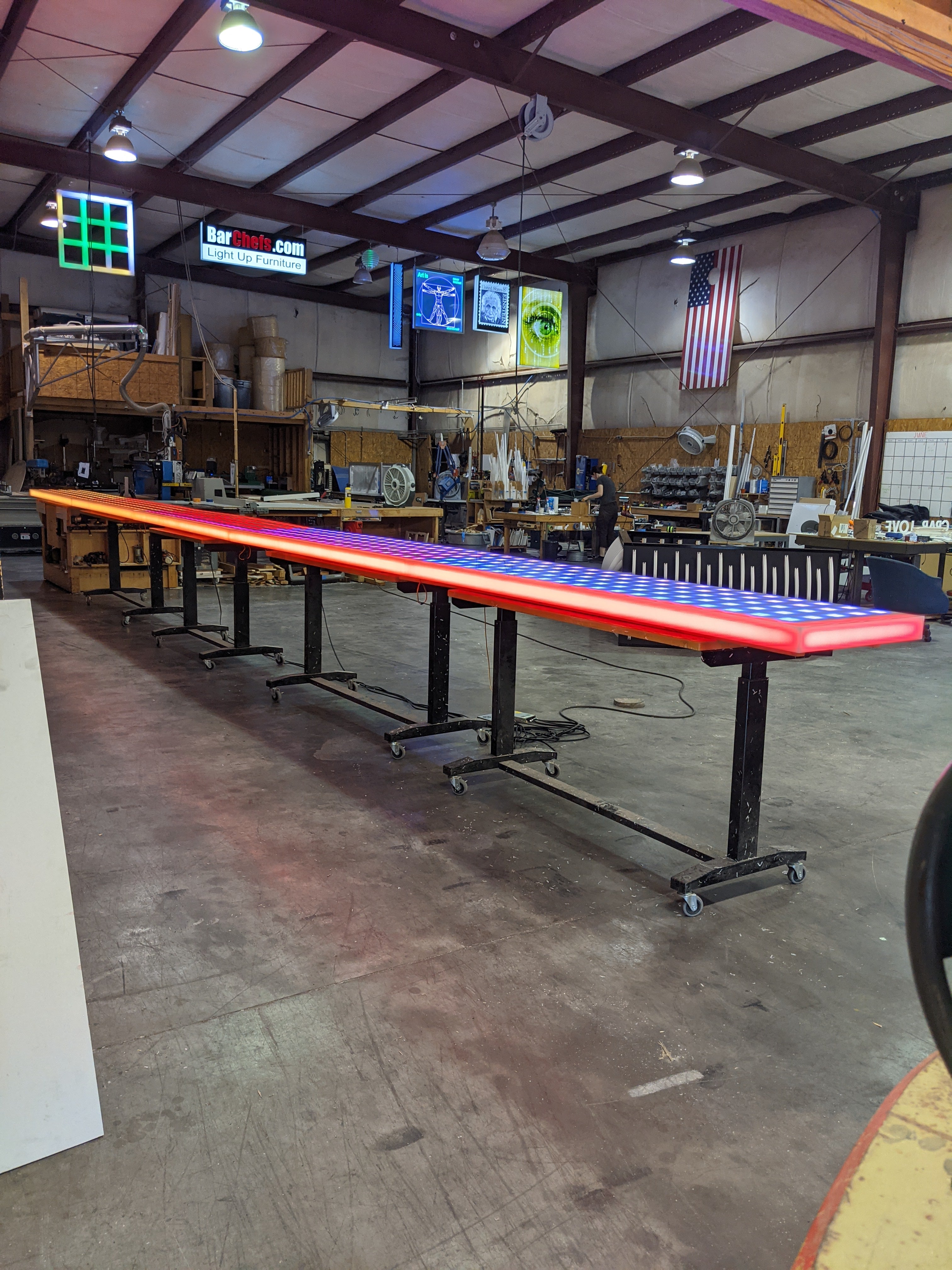 Custom LED Bar Surfaces | Light Up Counter Tops