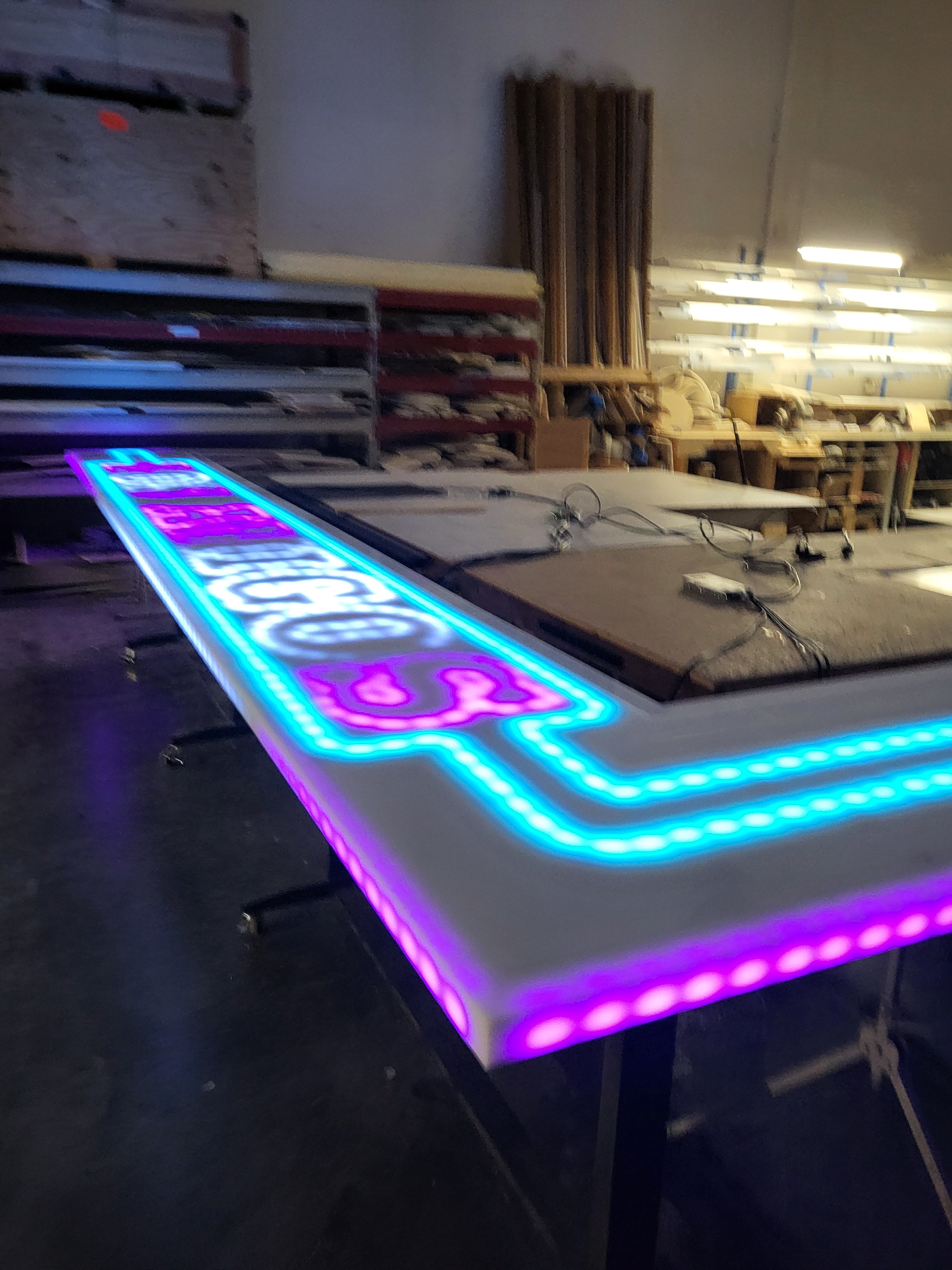 Custom LED Bar Surfaces | Light Up Counter Tops
