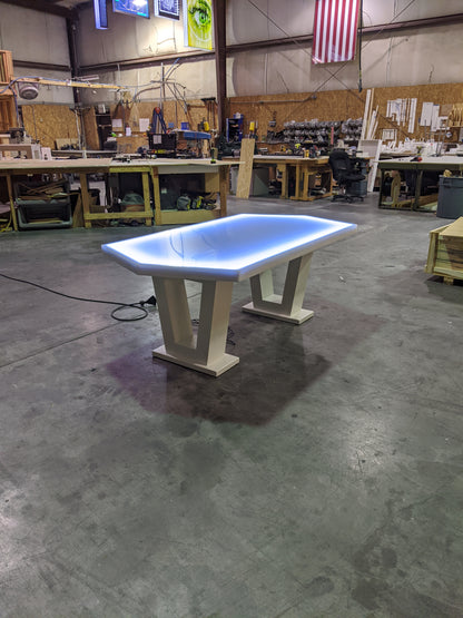 Hexagon Light Up Table and LED Base