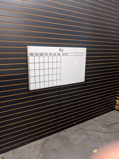 Dry Erase LED Calendar Board