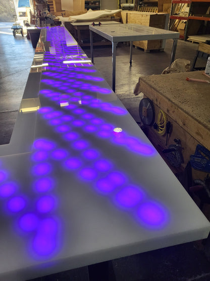 Custom LED Bar Surfaces | Light Up Counter Tops