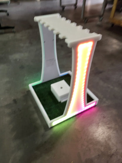 Light-Up Putter Stand | LED Putting Stick Holder