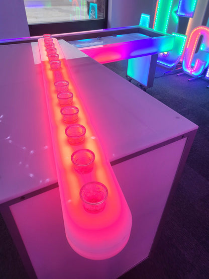 LED Shot-Ski Max | Ultimate 12-Shot Illuminated Tray for Group Shots