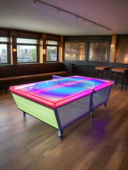 LED Ping Pong Table | Light-Up Table Tennis