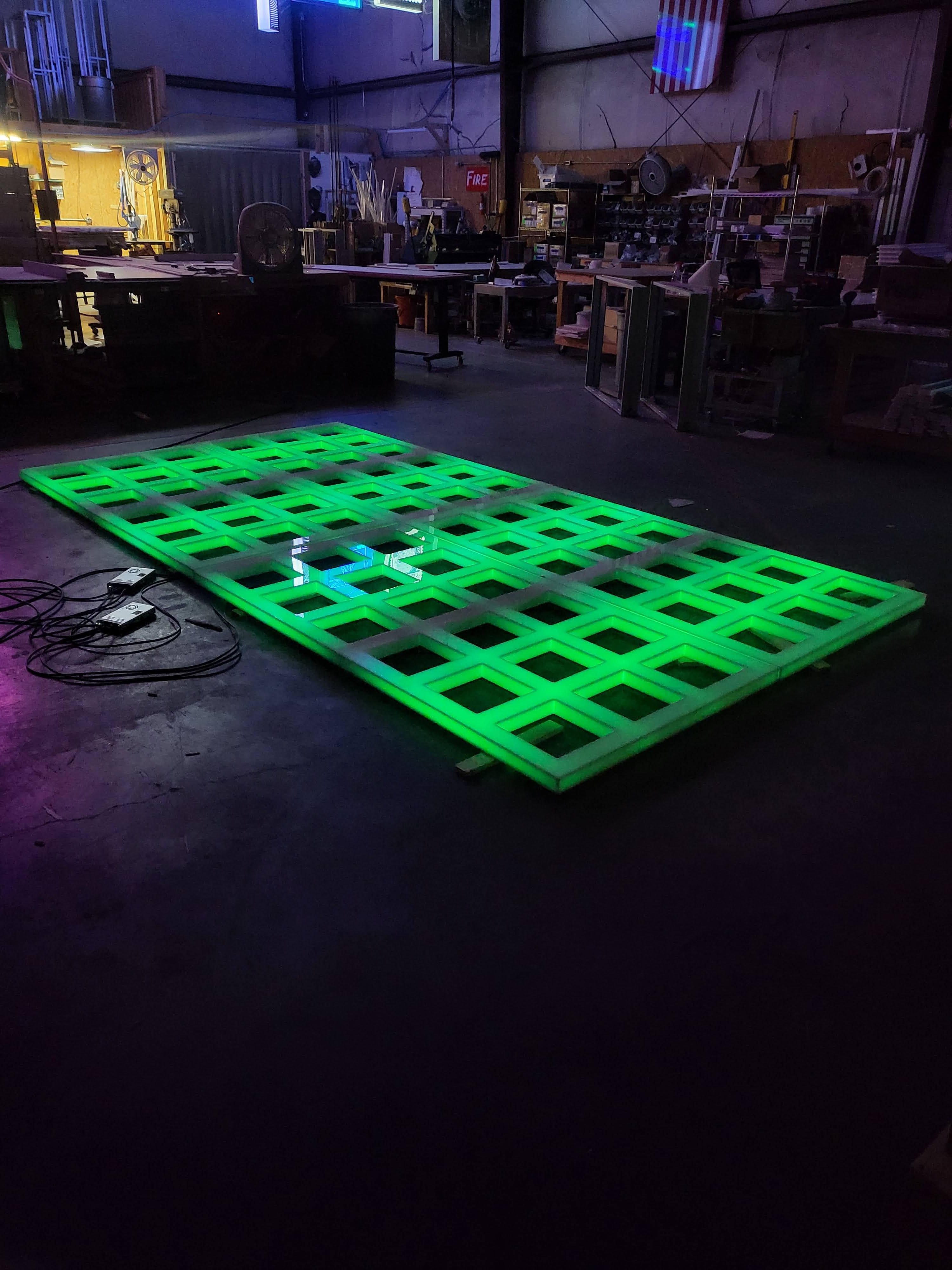 Full Glow THICK Grids | Light-Up LED Art for ceilings