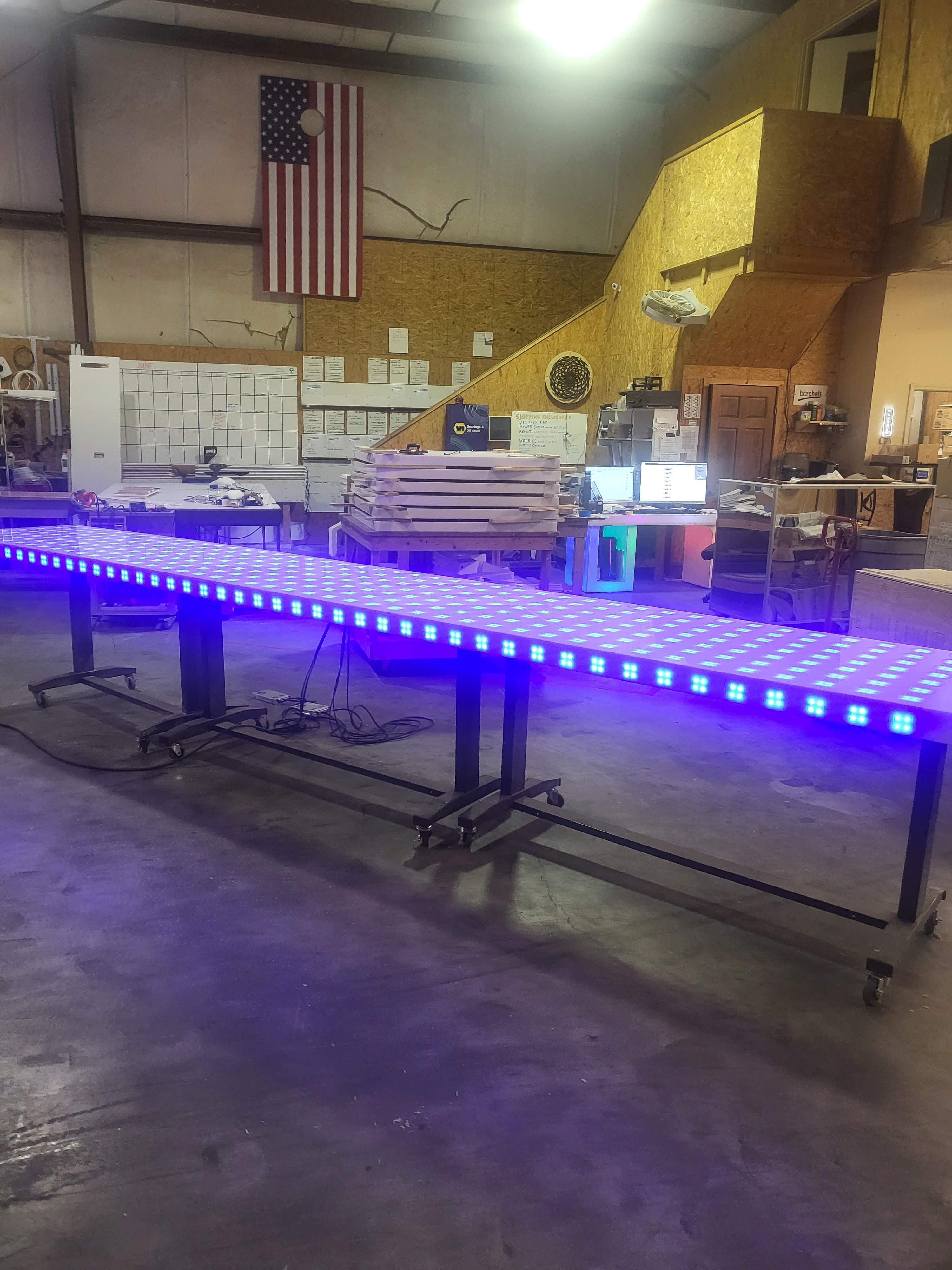 Custom LED Bar Surfaces | Light Up Counter Tops