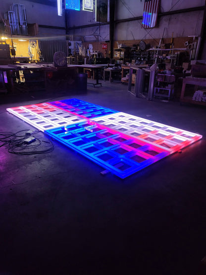 Full Glow THICK Grids | Light-Up LED Art for ceilings